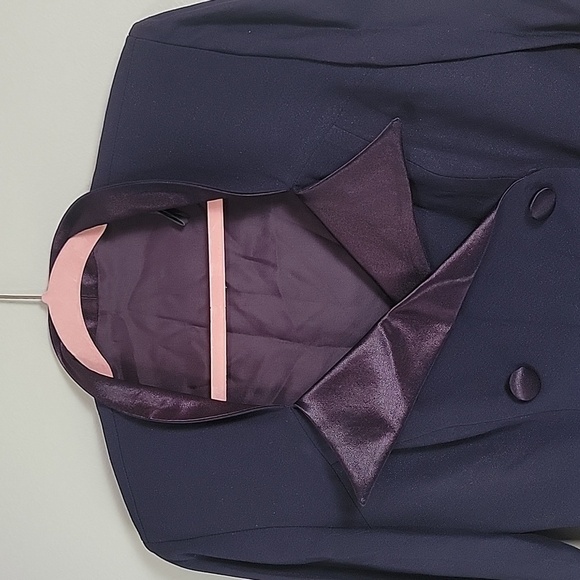 Vintage purple peplum style blazer - Picture 2 of 14